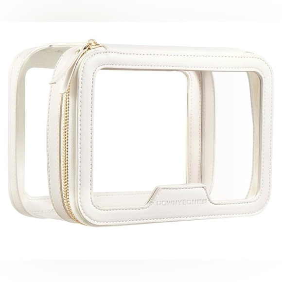 Clear Makeup Case Toiletry Bag Travel Makeup Case Cosmetic Organizer Transparent - Picture 1 of 10